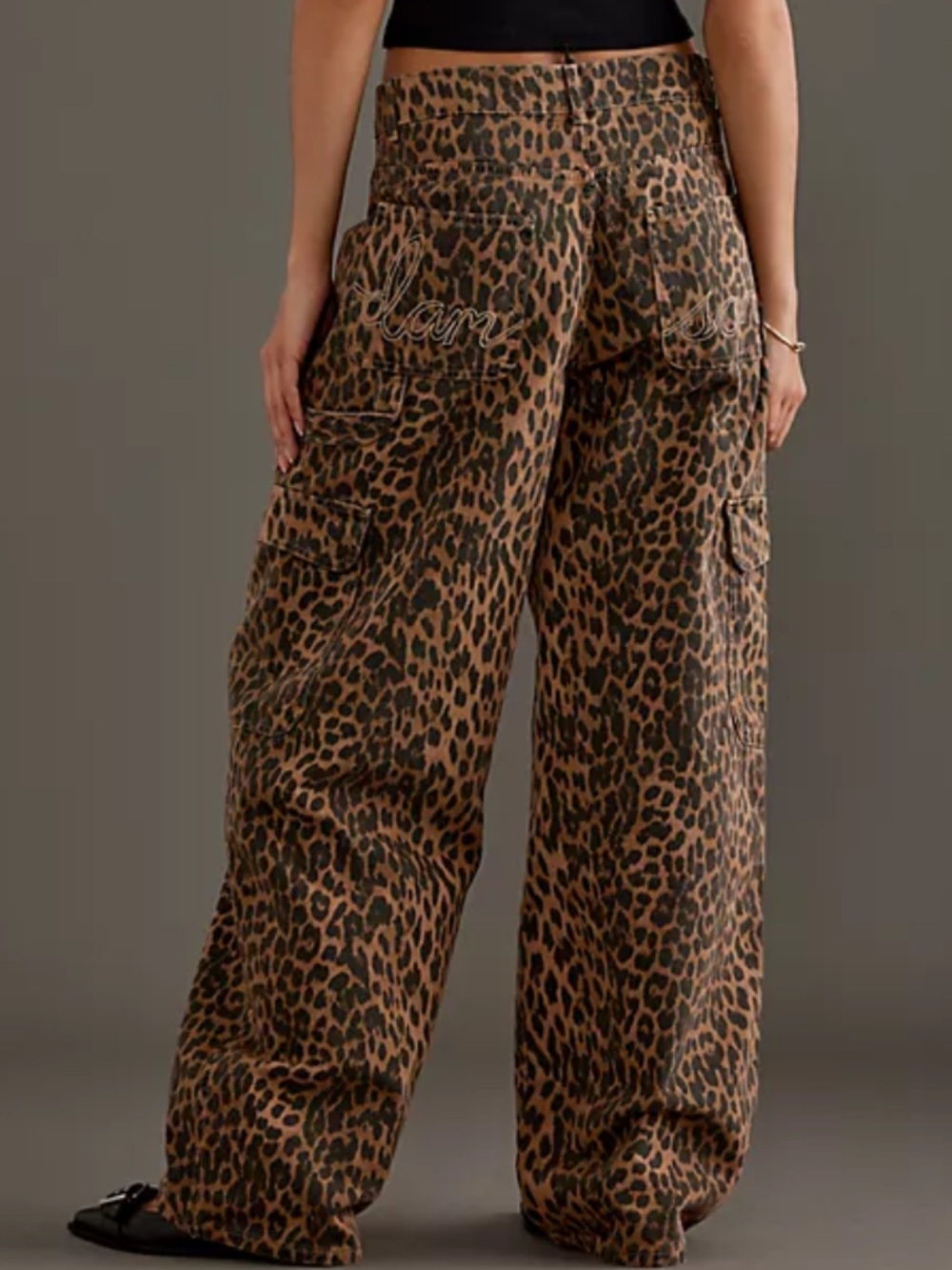 Anthropologie Damson Madder
Dion Cargo Leopard Pants